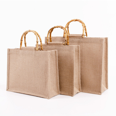 Dobra cena. Naturalne ręcznie wykonane torebki z jutą Tote Eco Friendly Hessian Shopping Bags w Internecie