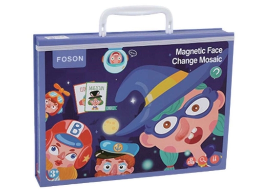 Dobra cena. ECO Dzieciaki Drzewne Zabawki Edukacyjne Magnetyczne Zabawne Twarze Puzzle Puzzle Dla 2 Lata w Internecie